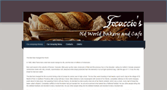 Desktop Screenshot of focaccios.com